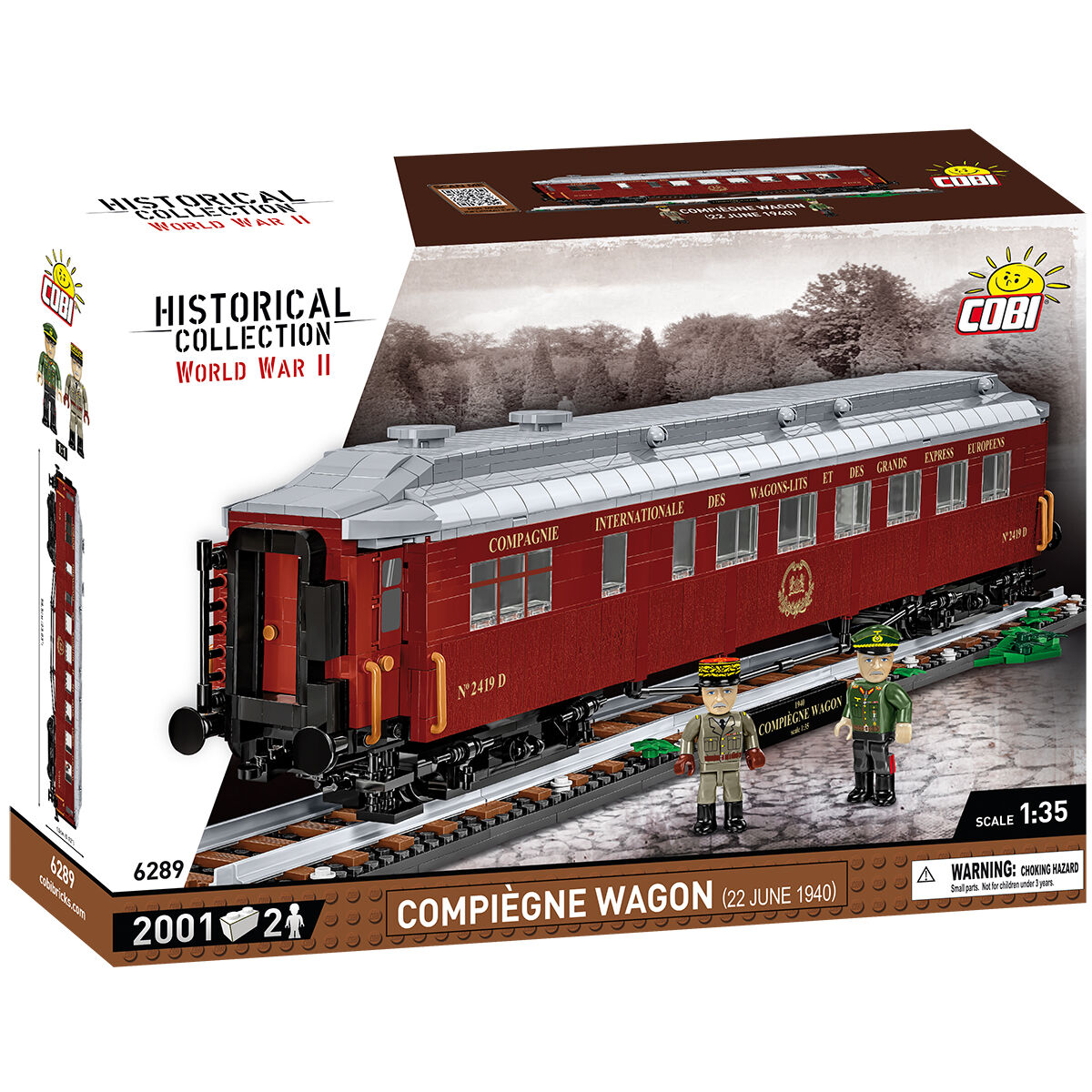 COBI 6289 - Compiègne WAGGON (22 JUNI 1940) COBI 6289 - Compiègne WAGGON (22 JUNI 1940)