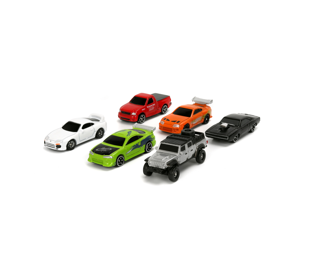 Jada Fast & Furious 6-Pack Nano Cars