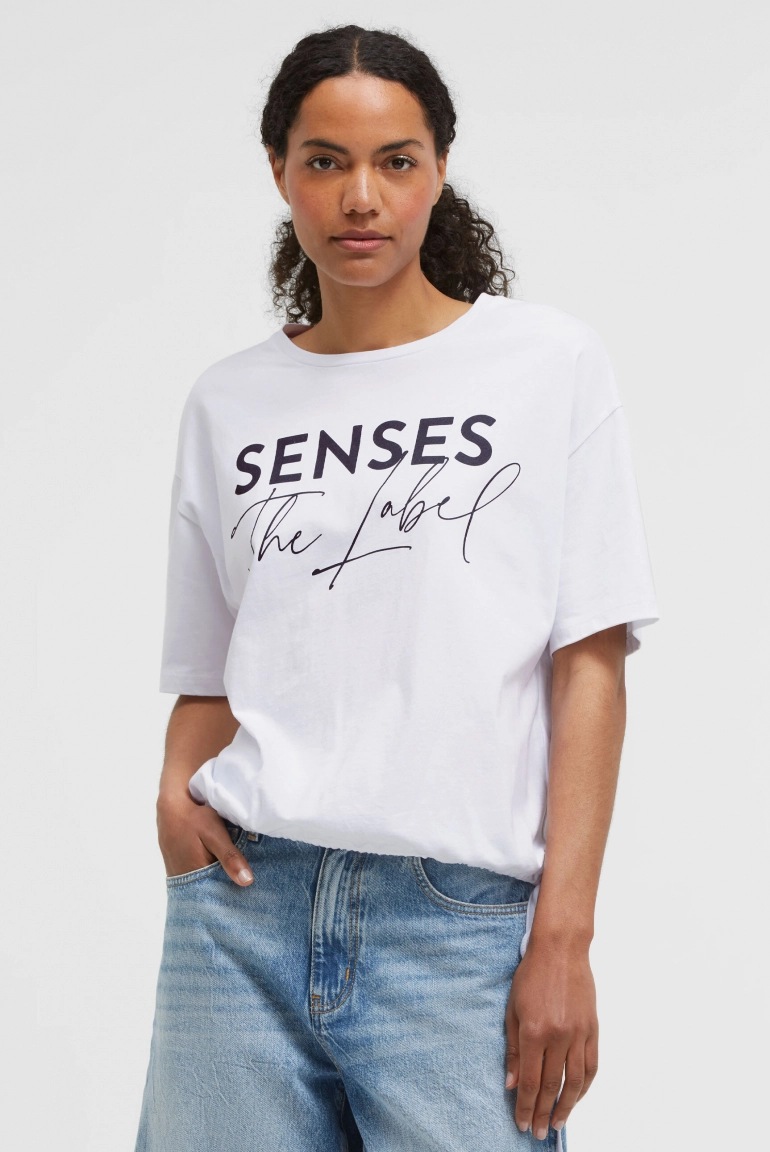 SENSES T-Shirt TOM:BE mit Tunnelzugsaum opticwhite SENSES T-Shirt TOM:BE mit Tunnelzugsaum opticwhite