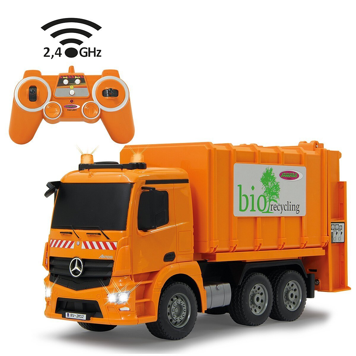 JAMARA Müllwagen Mercedes-Benz Antos 1:20 2,4GHz ab 6 Jahren