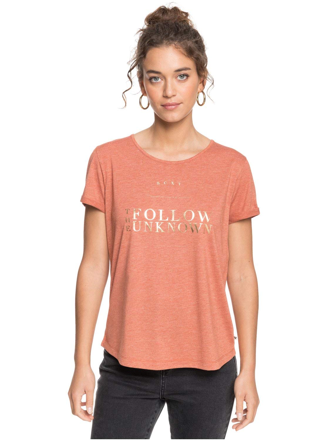 Roxy Call It Dreaming Damen-T-Shirt in Coral GR. M Roxy, Call, It, Dreaming, Damen-T-Shirt, in, Coral, GR., M
