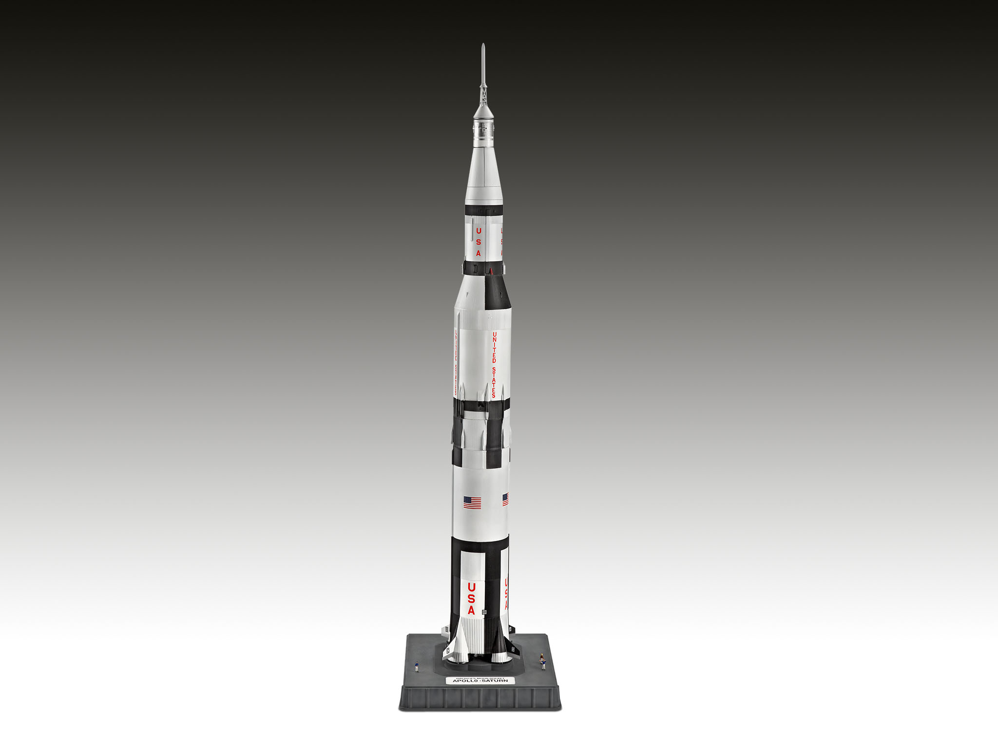 Revell 04909 Apollo Saturn V Modellbausatz Rakete, Waffe