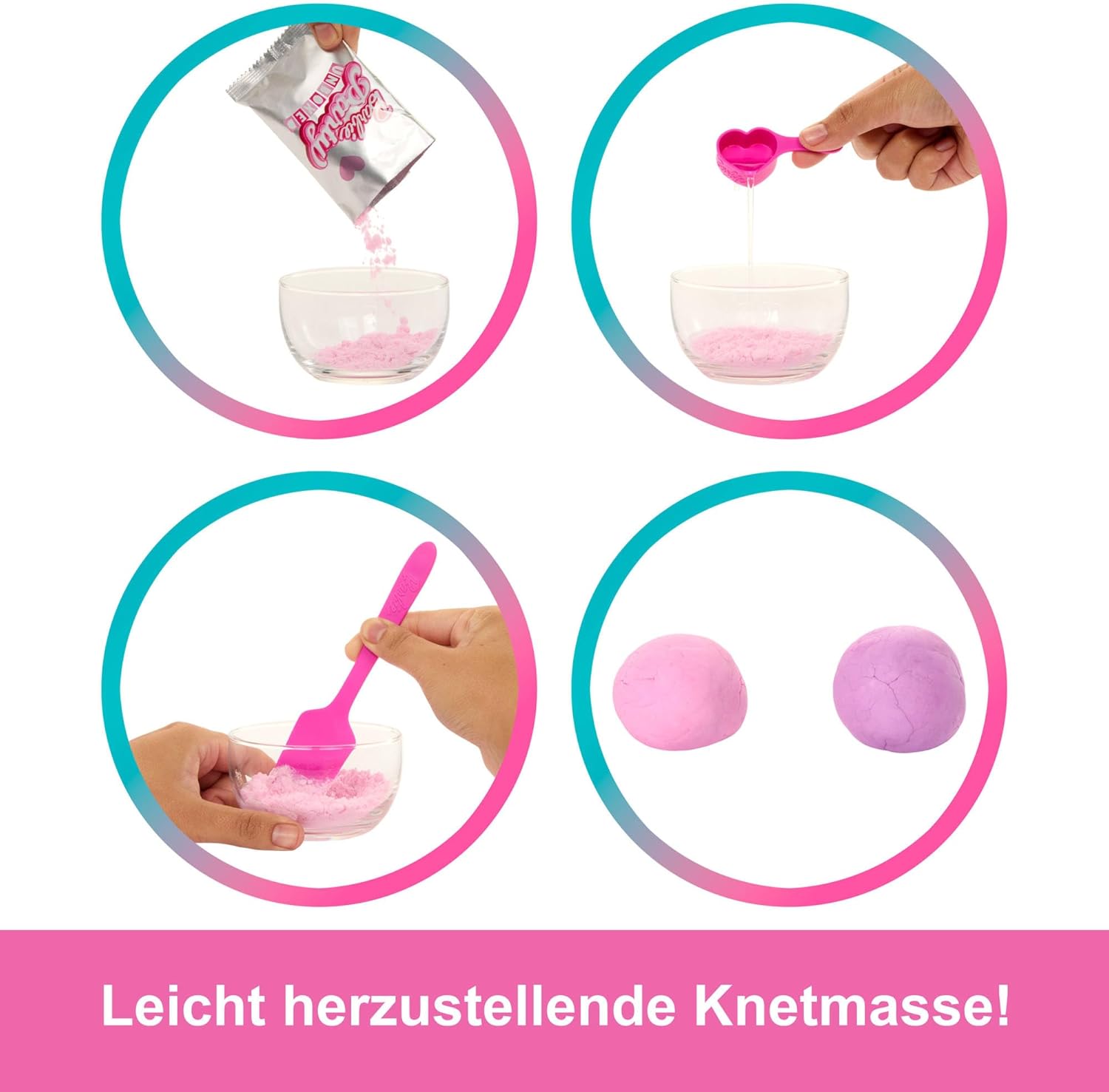 Barbie Party Unboxed Haustier Geburtstag Serie Lila Kleid & Überraschungen JFG70 Besteck, Löffel