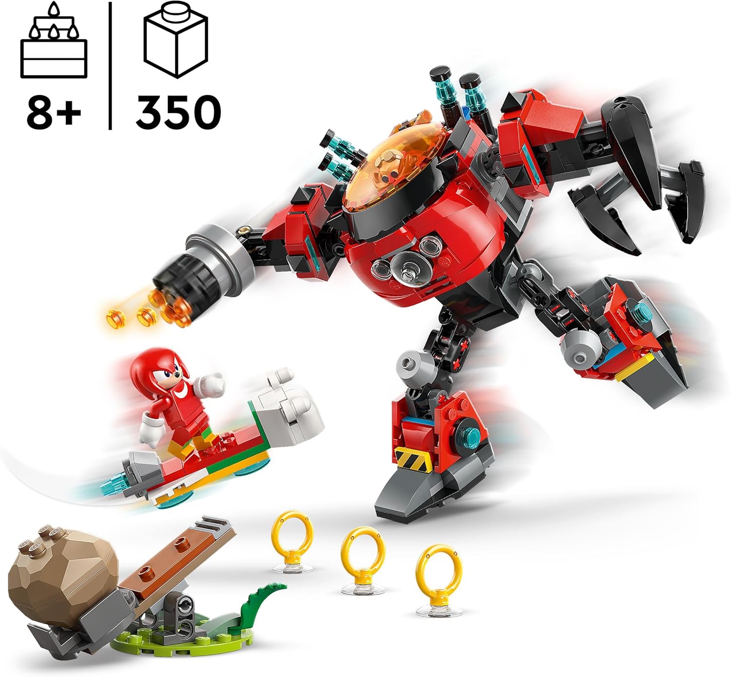 LEGO® Sonic the Hedgehog 77005 Knuckles vs. Dr. Eggmans Egg Crusher Mech