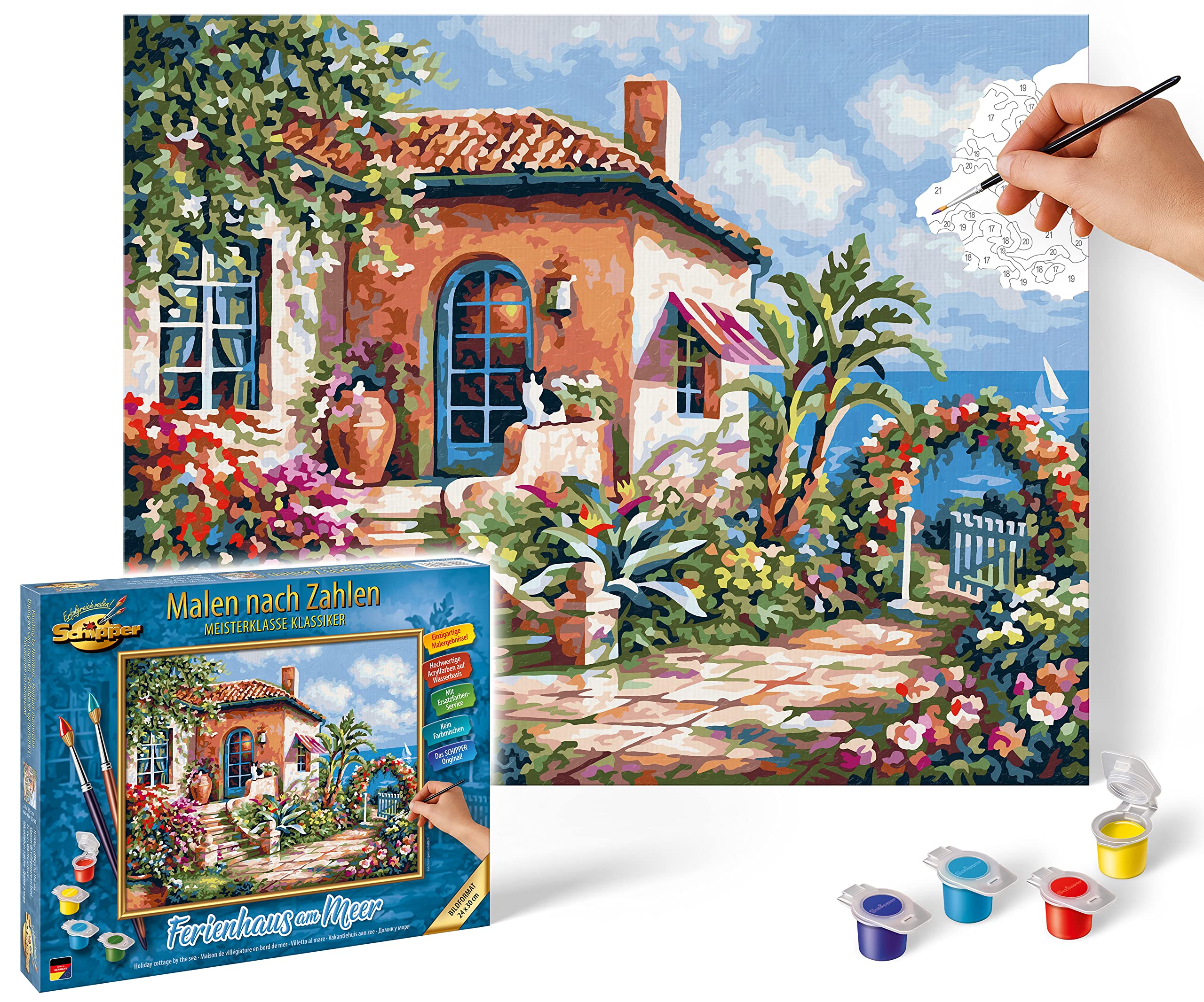 Schipper Mnz - Ferienhaus Am Meer - Urlaubsfeeling Auf Der Leinwand 609240795 Villa, Hütte, Blume, Blumen-Arrangement, Blumenstrauß