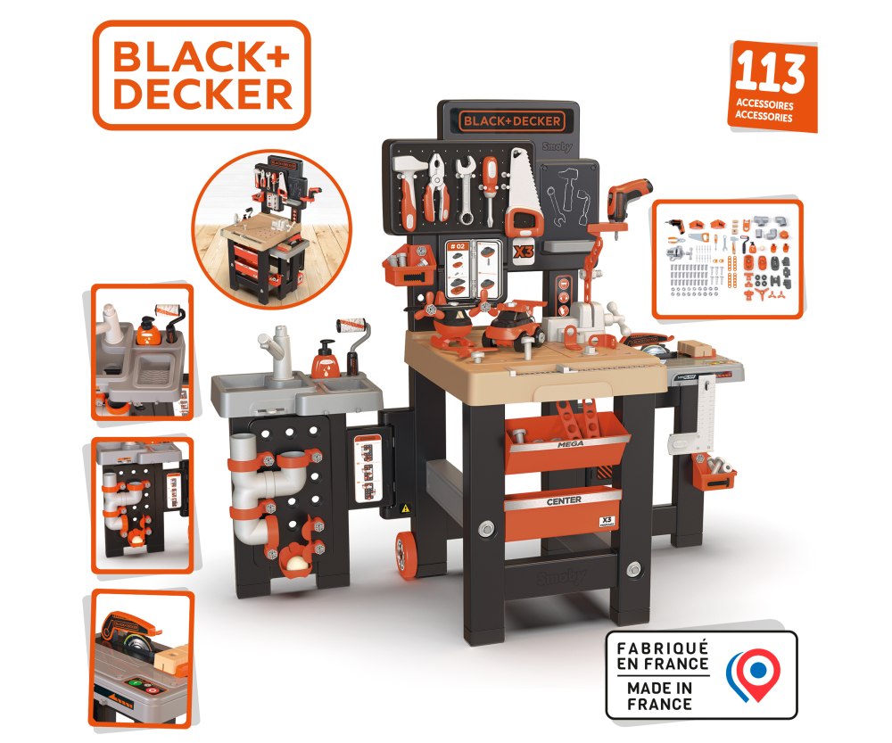 Smoby Smoby Black+Decker Werkbank Mega Center