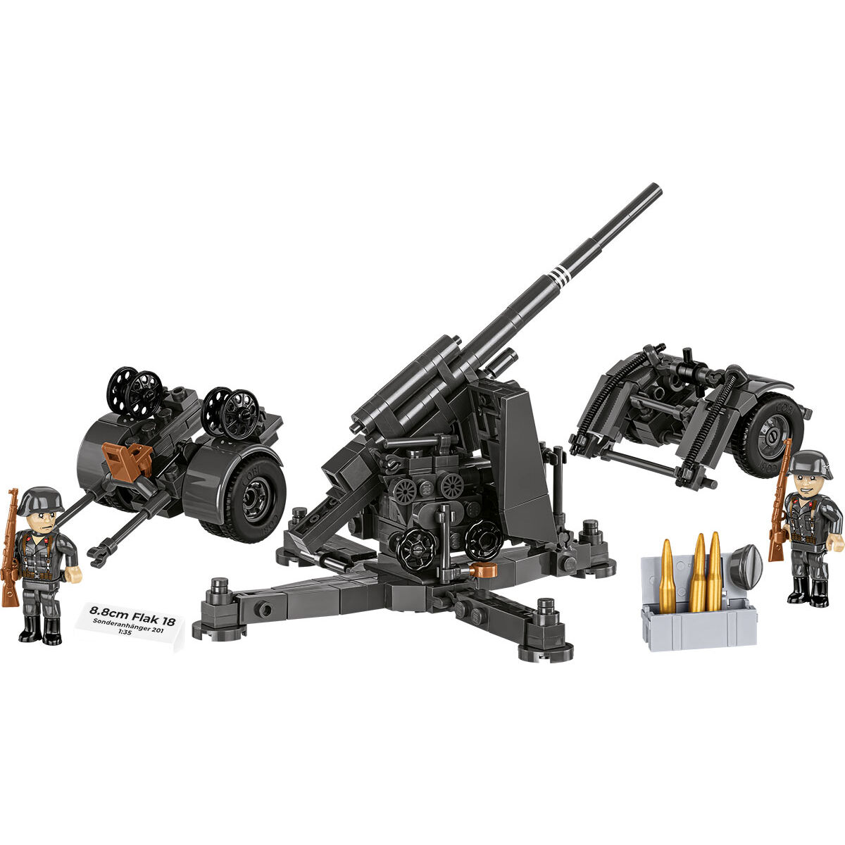 COBI 3140 - 8.8 CM FLAK 18 MIT Lafette - Bild 7 COBI 3140 - 8.8 CM FLAK 18 MIT Lafette - Bild 7