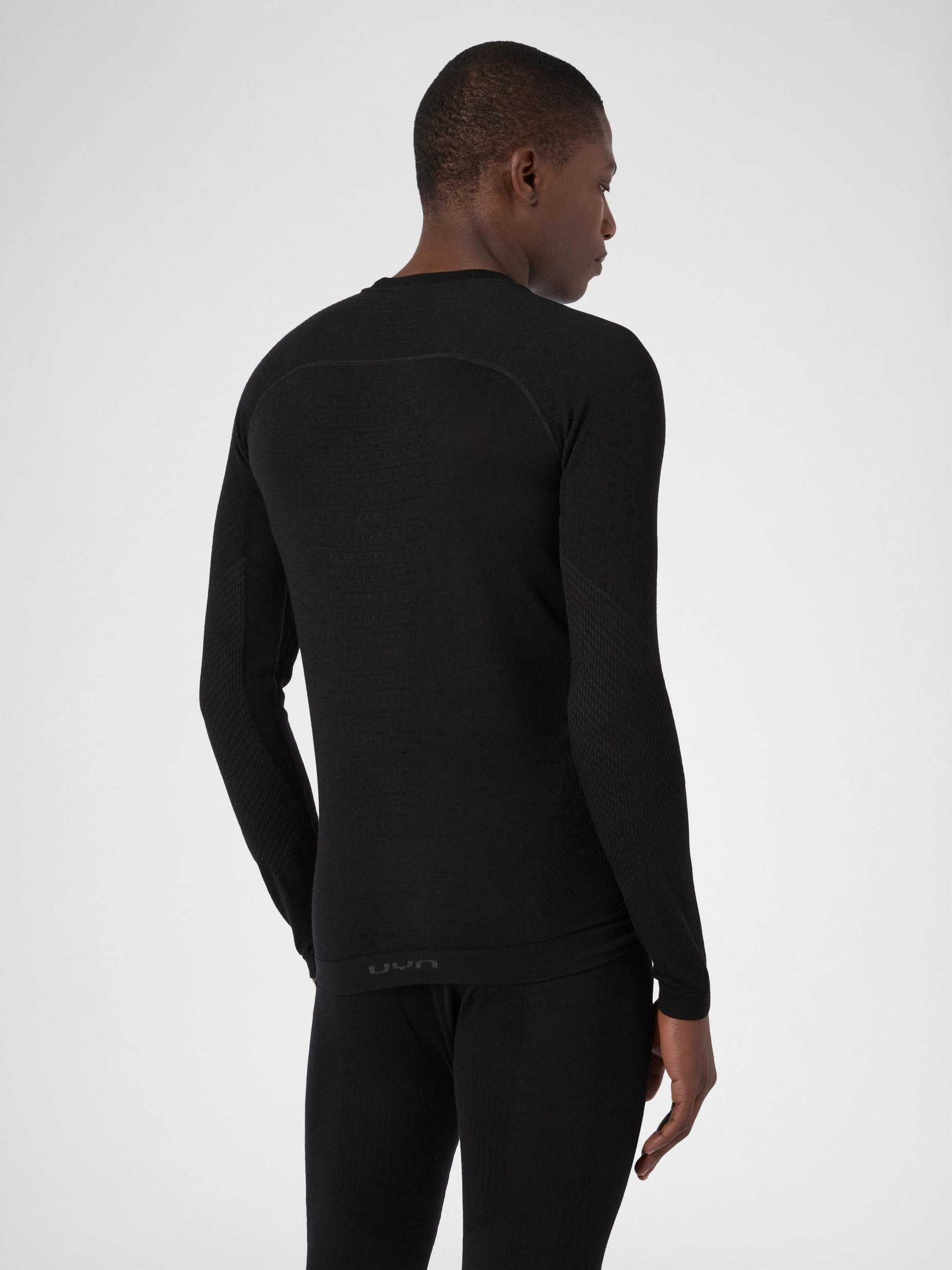 UYN Herren Fusyon Biotech UW Shirt Long_SL Turtle Neck U100516B000 - Schwarz GR. L/XL