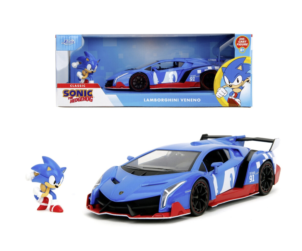 Jada Sonic Lamborghini Veneno 1:24