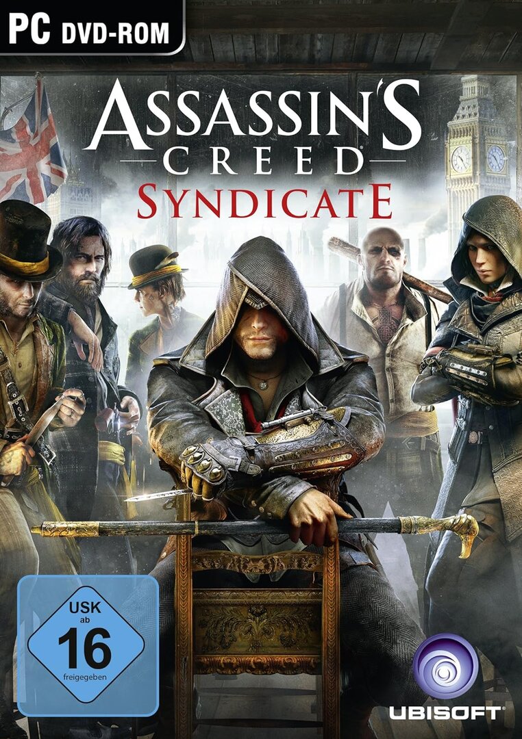 PC_Assassin's_Creed_Syndicate_-_Special_Edition_-_[PC]_391557, Werbung, Mantel, Plakat, Jacke, Person