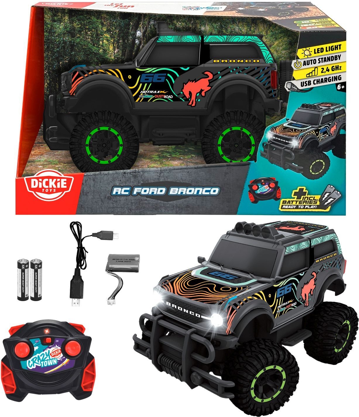 RC Ford Bronco, RTR - SIMBA - SIMBA 201106017 Produktfoto - SIMBA - RC Ford Bronco, RTR - Modell SIMBA 201106017 Produktbild fuer Online-Shop