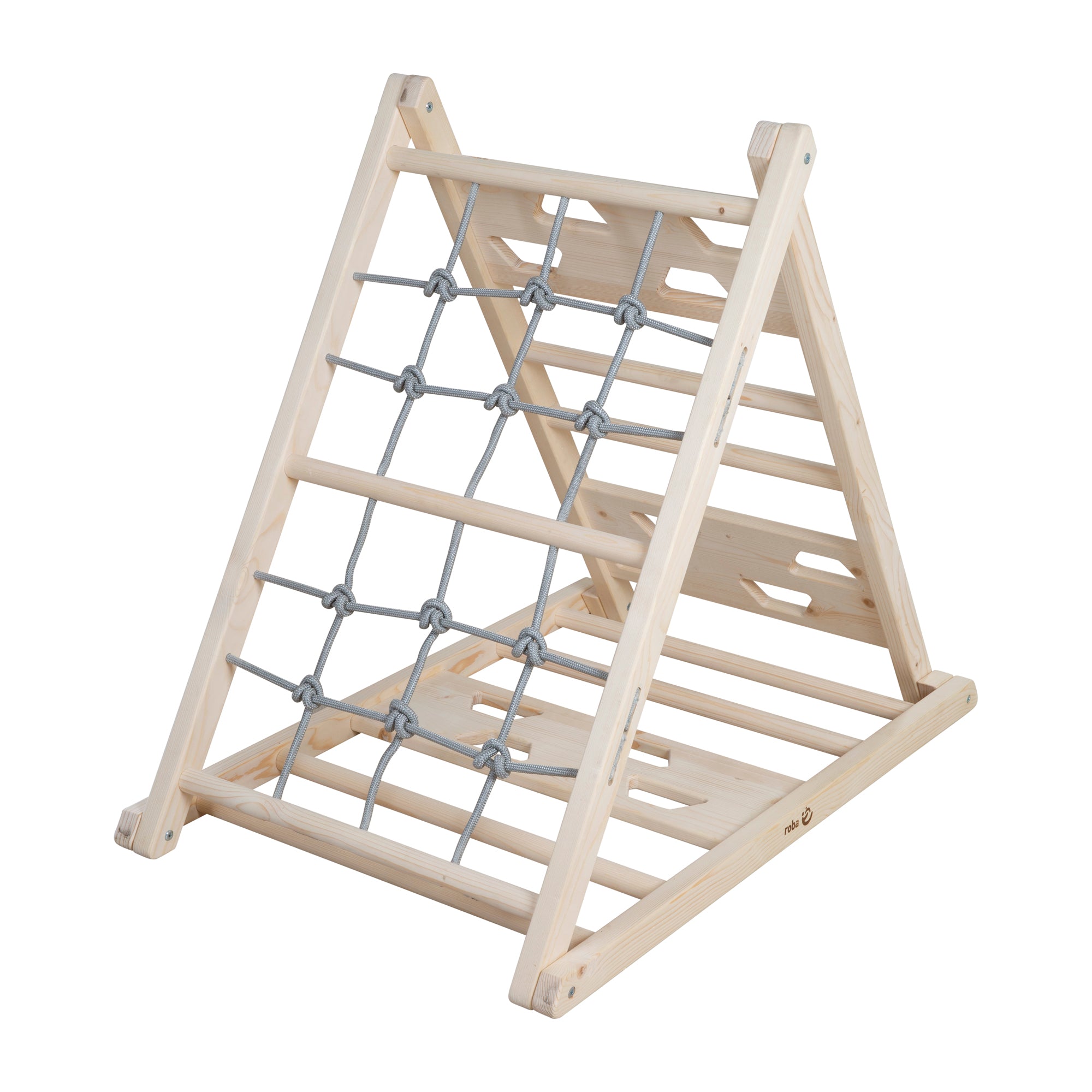Roba 440130NU Kletterdreieck natur unbehandelt – Motorik & Lernen - Bild 5 Roba 440130NU Kletterdreieck natur unbehandelt – Motorik & Lernen - Produktbild 5