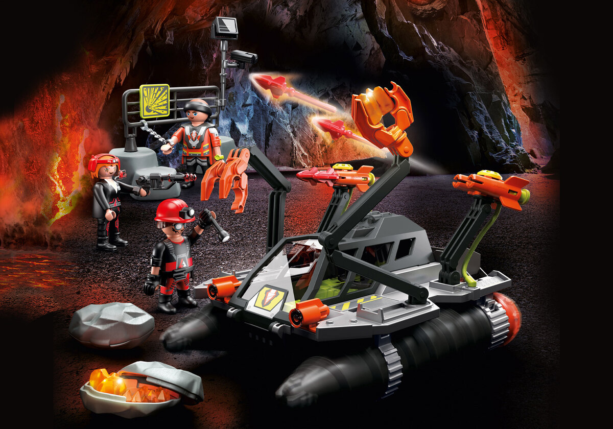 PLAYMOBIL 70927 Comet Corp. Abbruchbohrer Berg, Natur, Draußen, Spielzeug, Person