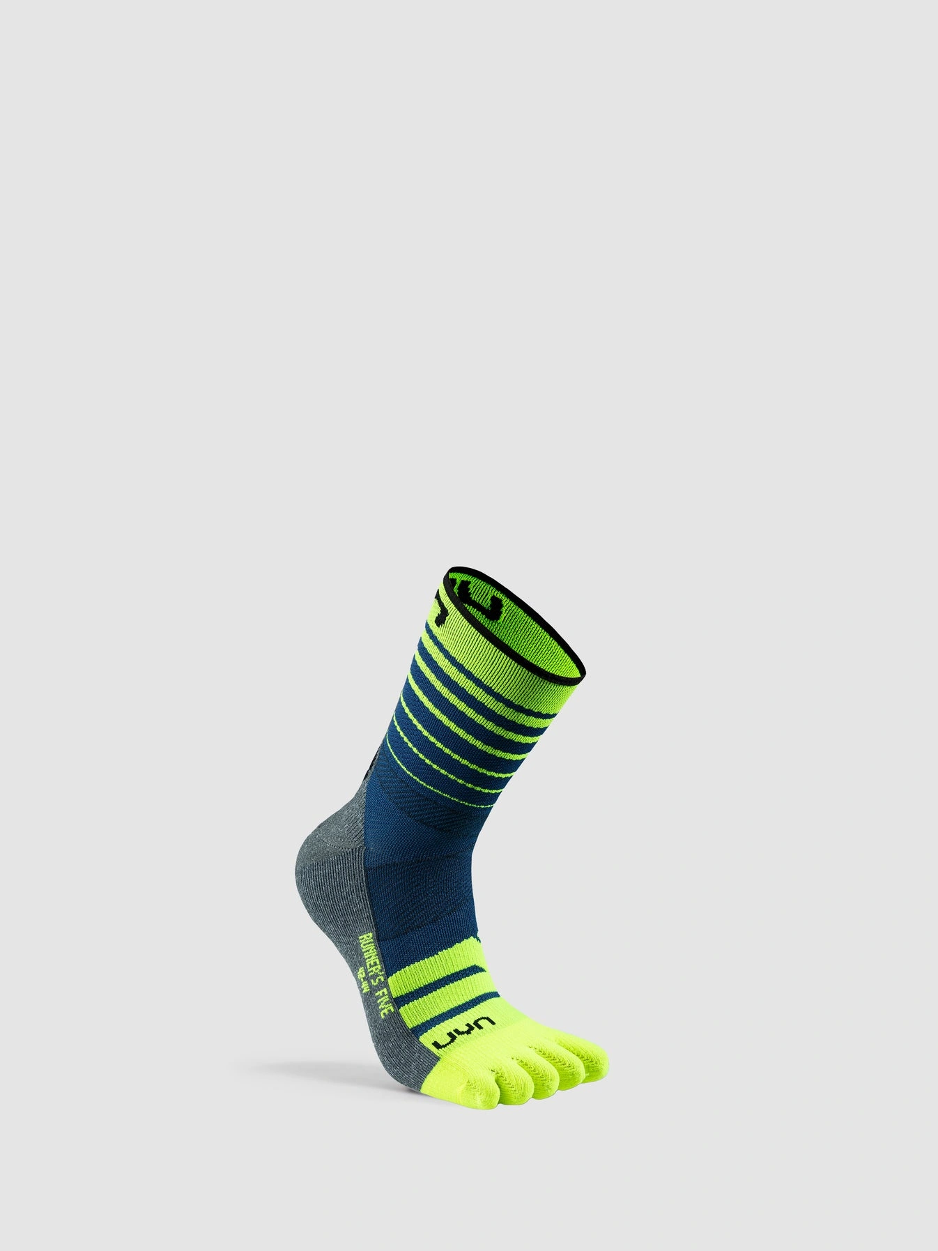 UYN Herren Laufsocken Runner's Five S100318A699 - Blau/Gelb Fluor GR. 39/41 UYN Herren Laufsocken Runner's Five S100318A699 - Blau/Gelb Fluor GR. 39/41
