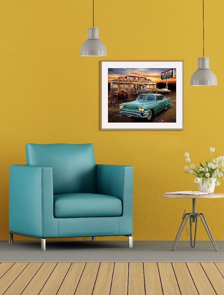 Schipper Mnz - American Diner - Nostalgisches Malset Im Retro-Stil 609130877 Moebel, Stuhl, Innenarchitektur, Auto, Malerei