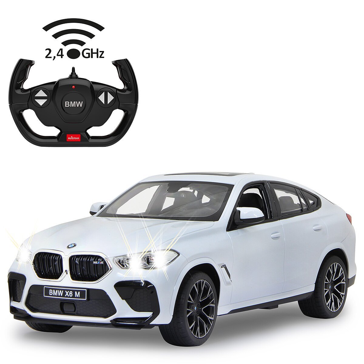 JAMARA BMW X6 M 1:14 weiß 2,4GHz ab 6 Jahren