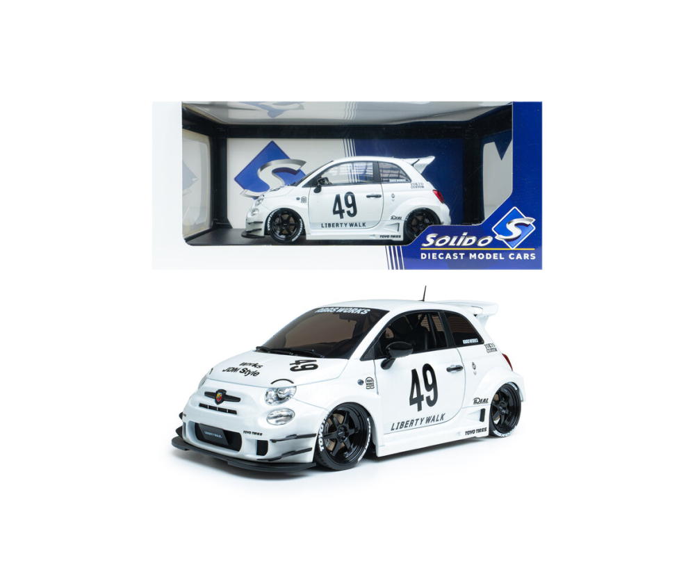 Solido 1:18 Fiat 595 Abarth LB perlweiss Solido 1:18 Fiat 595 Abarth LB perlweiss