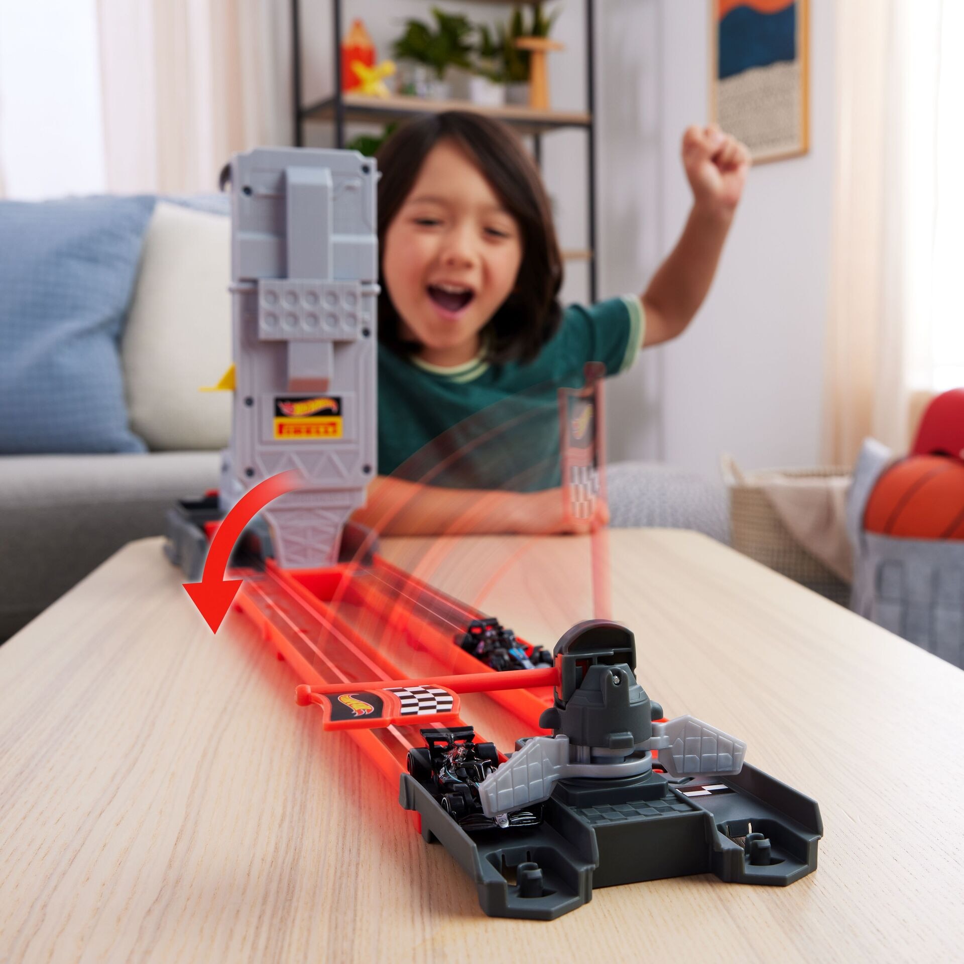 Produktfoto - Mattel - Hot Wheels Racing F1 Grid Start - Modell MATTEL JKM88 Produktbild fuer Online-Shop