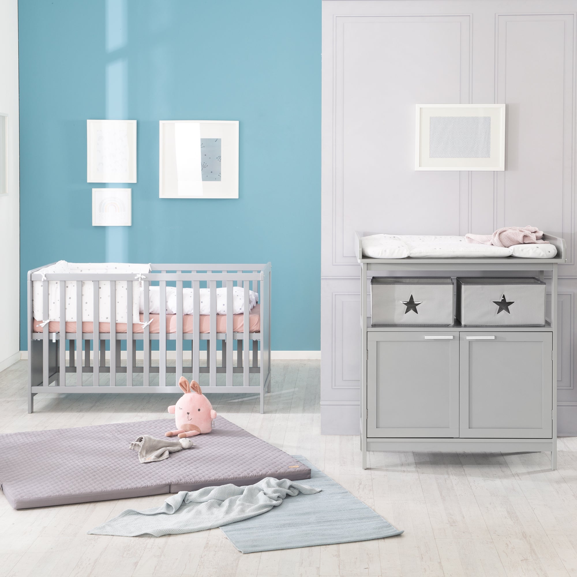 Roba 1017040 Kinderzimmerset Hamburg taupe – Kinderzimmer Set - Bild 2 Roba 1017040 Kinderzimmerset Hamburg taupe – Kinderzimmer Set - Produktbild 2