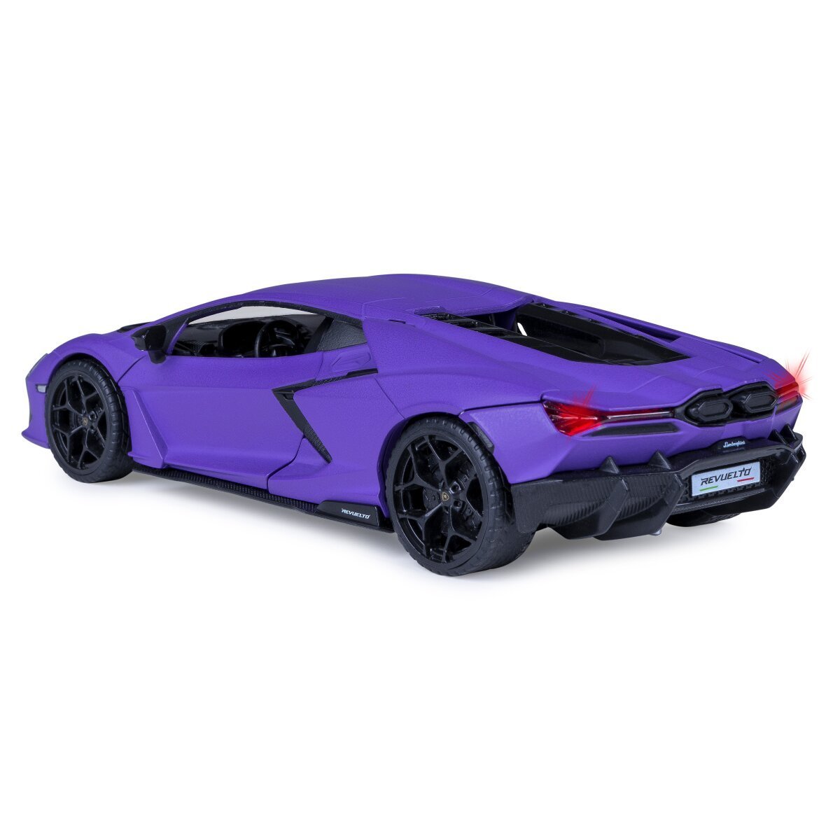 JAMARA Lamborghini Revuelto Diecast 1:32 lila inkl. Knopfzellen ab 3 Jahren