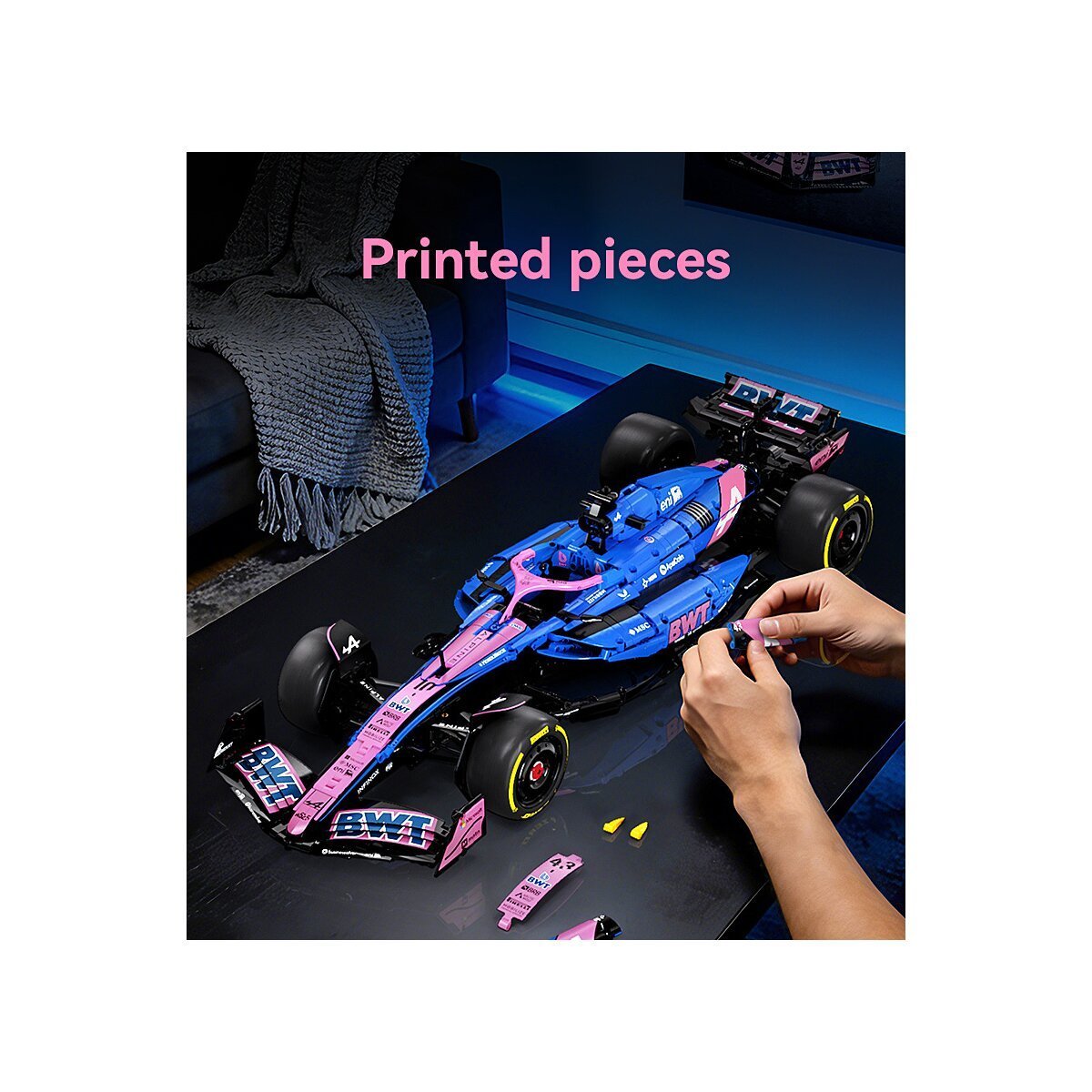 JAMARA CaDA BWT Alpine Formula One™ Team A525 1:8 blau Bricks ab 14 Jahren JAMARA CaDA BWT Alpine Formula One™ Team A525 1:8 blau Bricks ab 14 Jahren