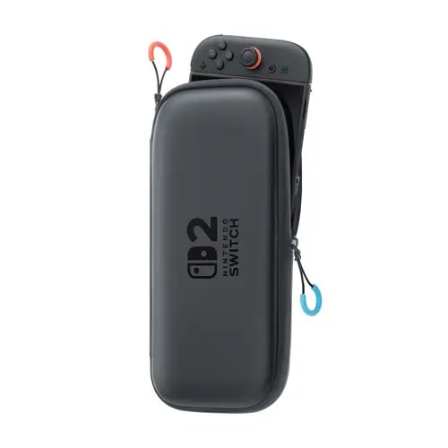 Nintendo Switch 2-Tasche & -Schutzfolie Schwarz Nintendo Switch 2-Tasche und Schutzfolie in Schwarz