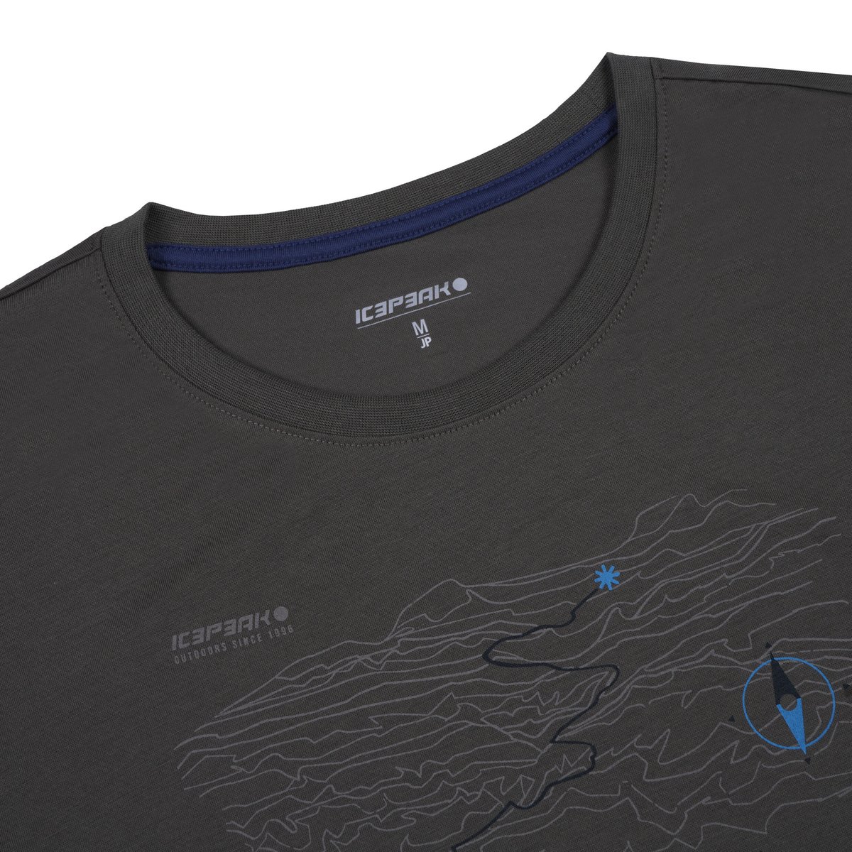 ICEPEAK 957730689I BEEVILLE T-Shirt Herren Granite Gr. L