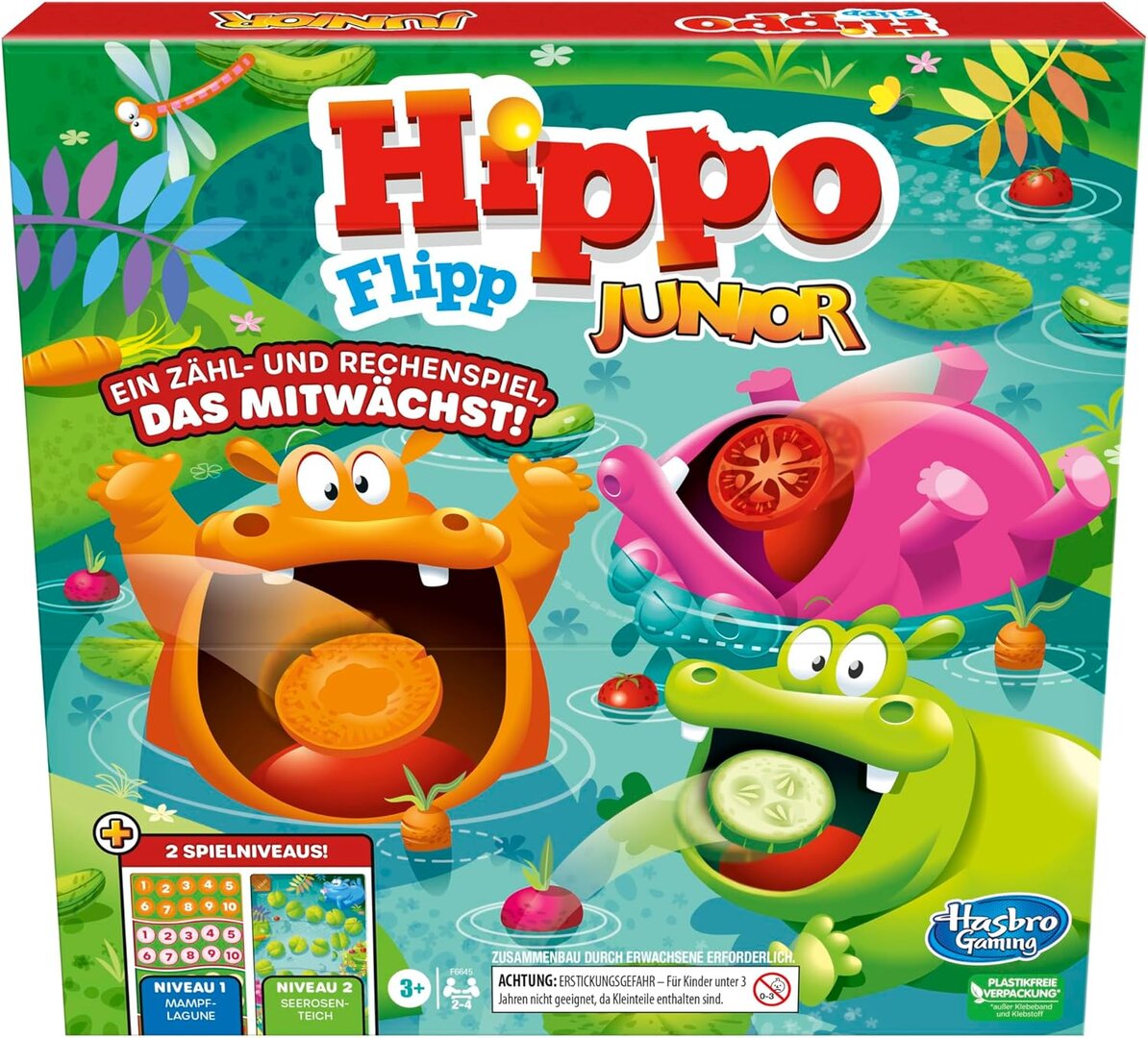 Hippo Flipp Junior Brettspiel für Vorschulkinder - Deutsche Fassung Hippo Flipp Junior Brettspiel für Vorschulkinder - Deutsche Fassung