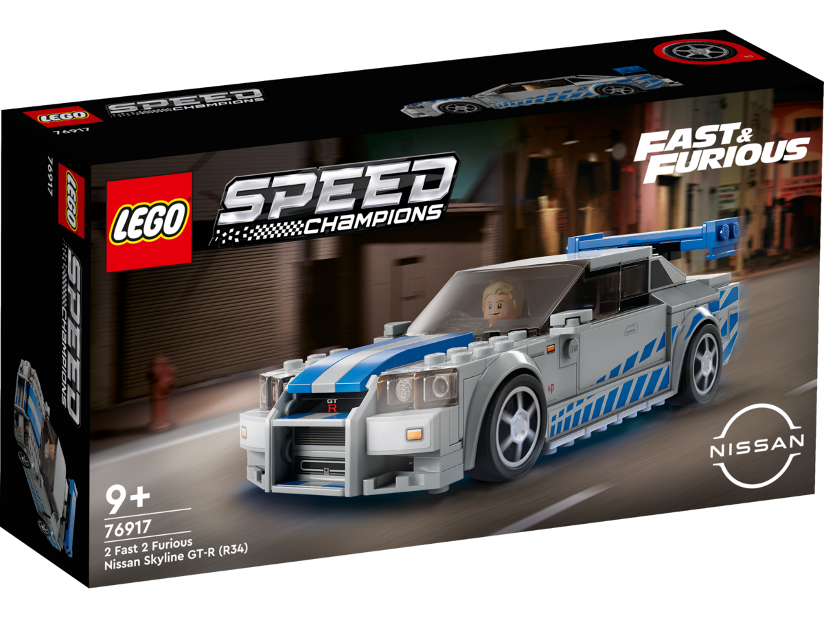 LEGO, Speed, Champions, 2, Fast, Furious, Nissan, Skyline, GT-R, 76917, Coupé, Sportwagen, Fahrzeug, Maschine, Rad LEGO Speed Champions 2 Fast Furious Nissan Skyline GT-R 76917