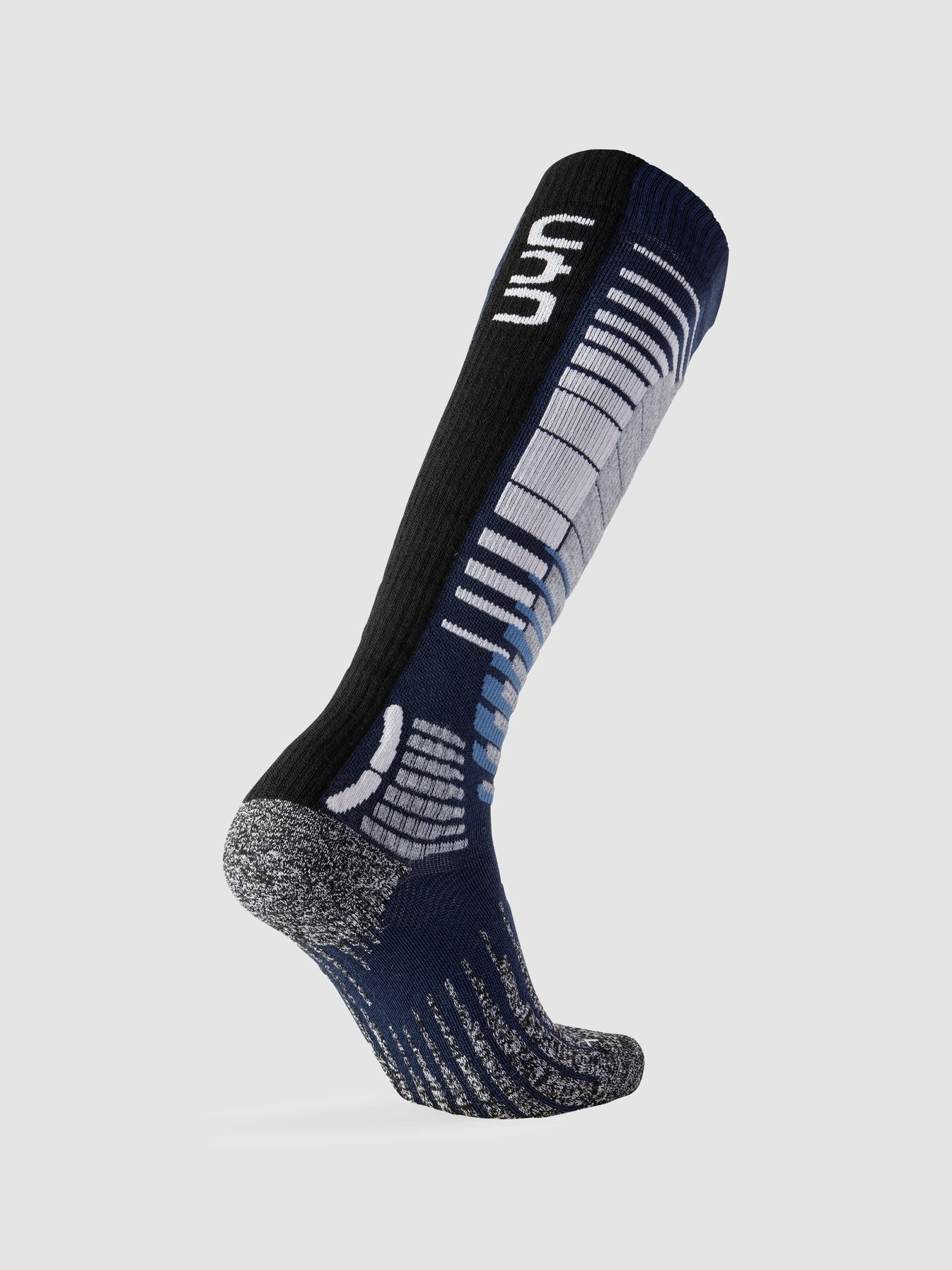 UYN Herren Ski- und Snowboardsocken S100154K118 - Dunkelblau/Grau Melange GR. 35/38 UYN Herren Ski- und Snowboardsocken S100154K118 - Dunkelblau/Grau Melange GR. 35/38