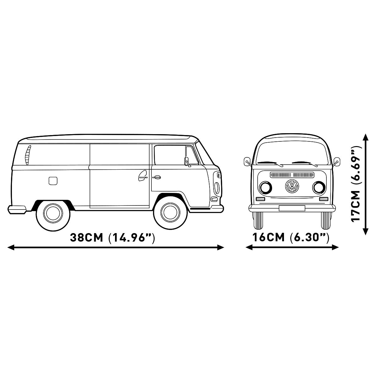 COBI 24361 - Volkswagen T2A CAMPER VAN Executive - Bild 15 COBI 24361 - Volkswagen T2A CAMPER VAN Executive - Bild 15