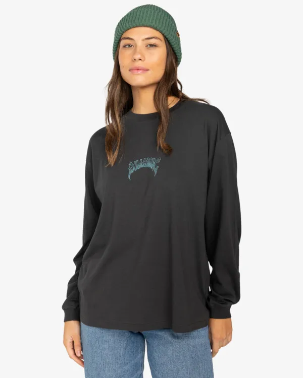 Billabong, Shirt, Langarm, Damen, Schwarz, GR., L