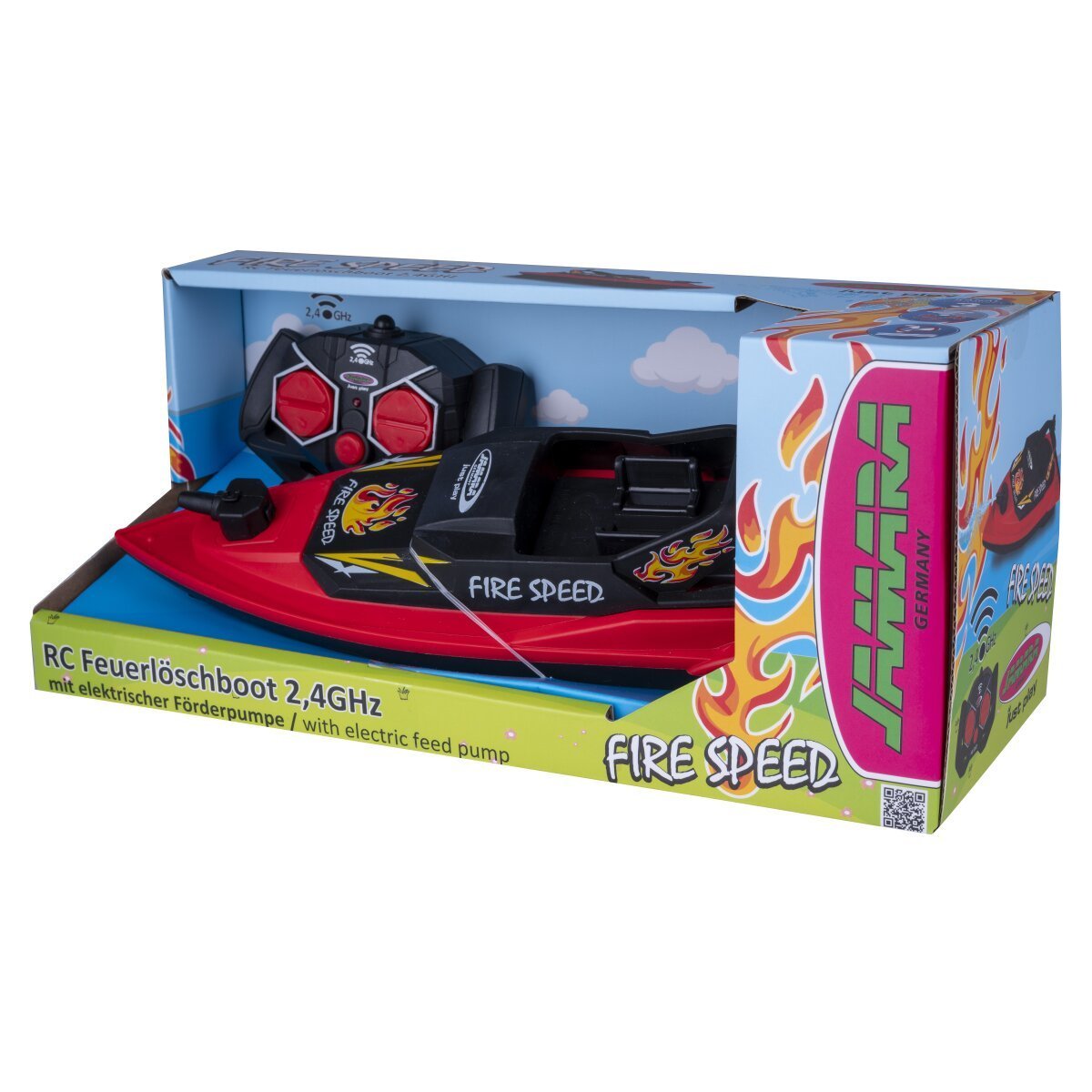 JAMARA Feuerlöschboot Fire Speed 2,4GHz mit Spritzfunktion ab 3 Jahren JAMARA Feuerlöschboot Fire Speed 2,4GHz mit Spritzfunktion ab 3 Jahren