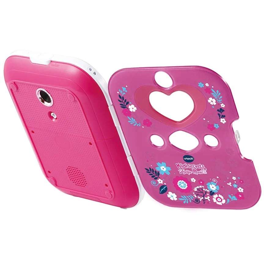 VTech KidiSecrets Selfie Music 2.0 elektronisches Tagebuch ab 6 Jahren VTech KidiSecrets Selfie Music 2.0 in Pink aus Kunststoff, interaktives Tagebuch mit Front- & Kamera, Gesichtserkennung, MP3-Player, 750 Einträge, 10 Lernspiele, kindersicher,