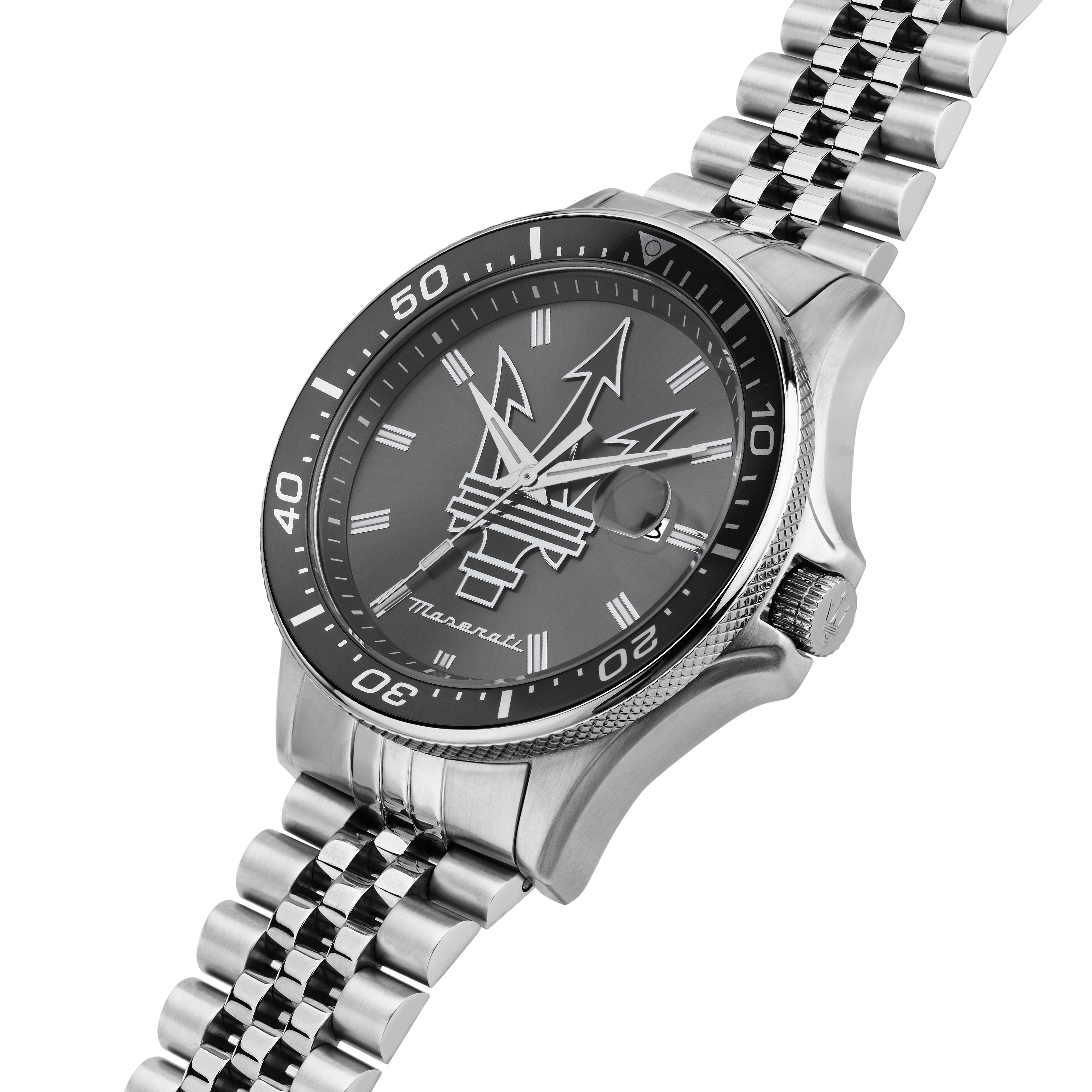 Maserati Sfida Herrenuhr Quarz 44mm Silber Maserati Sfida Herrenuhr Quarz 44mm Silber