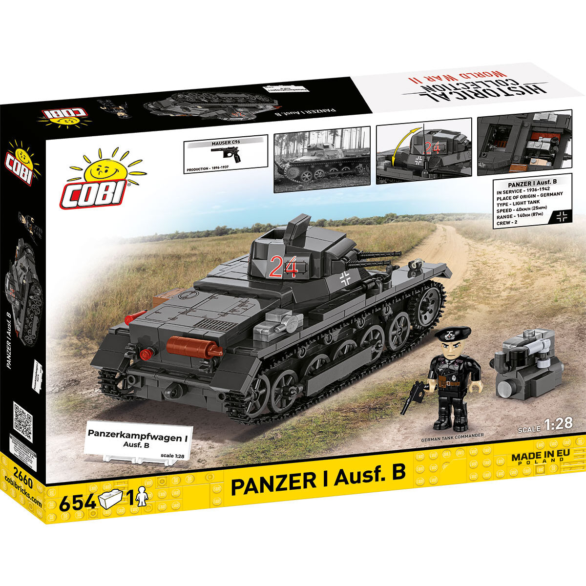 COBI 2660 - PANZER I AUSF.B - Bild 2 COBI 2660 - PANZER I AUSF.B - Bild 2