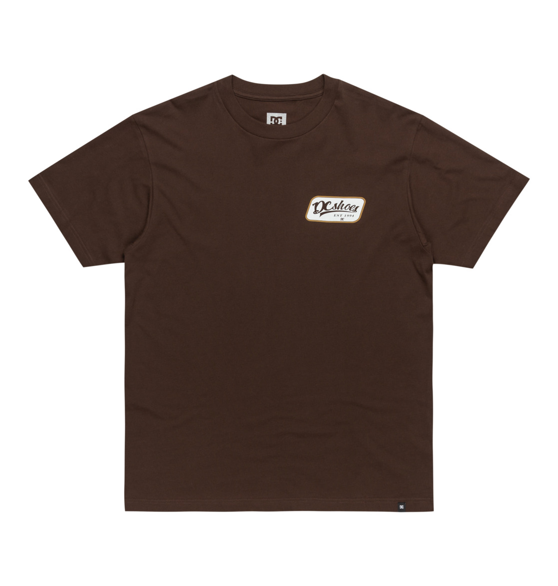 DC, Timely, T-Shirt, für, Männer, Herren-T-Shirt, mit, Schnitt, Stoff, und, Frontdruck, sichtbar