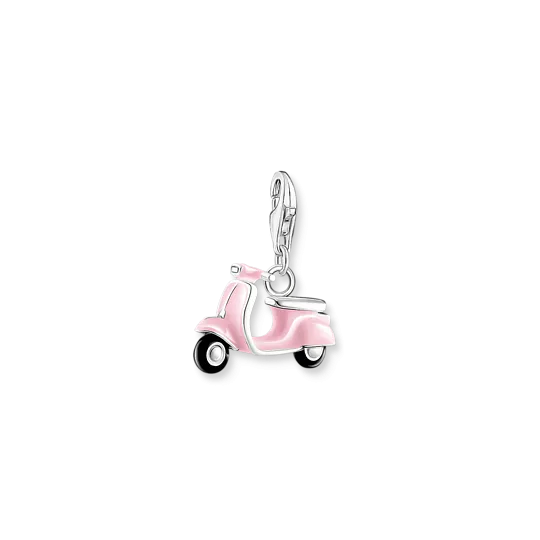 Thomas Sabo Anhänger Charm-Club 925 Sterling Silber Kaltemail Pink Charmista Charms 1992-007-9 Thomas Sabo Anhänger Charm-Club 925 Sterling Silber Kaltemail Pink Charmista Charms 1992-007-9