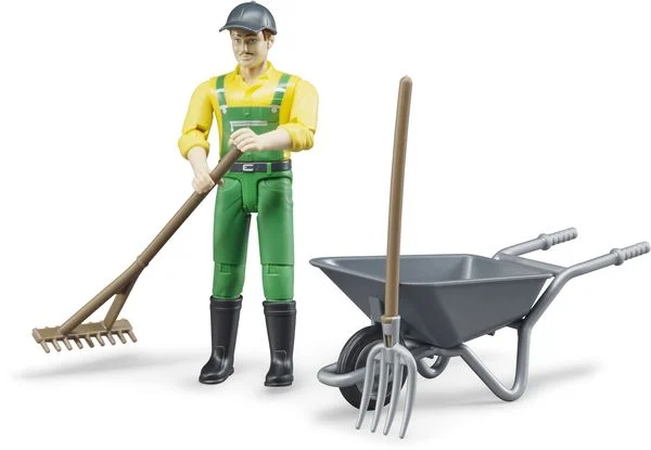 BRUDER 62610 - Figurenset Landwirt mit Zubehör BRUDER 62610 - Figurenset Landwirt mit Zubehör