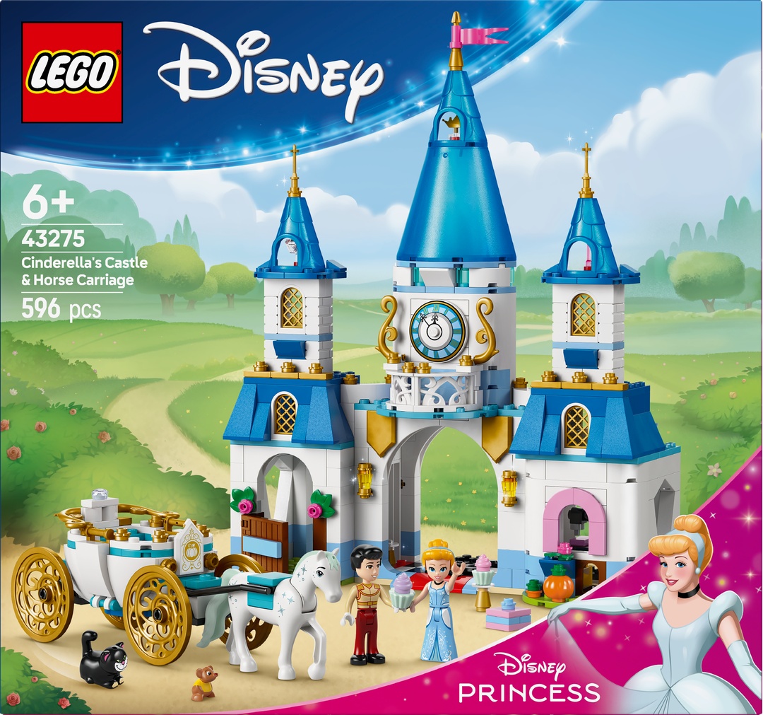 LEGO® Disney Prinzessin 43275 Cinderellas Schloss und Pferdekutsche LEGO® Disney Prinzessin 43275 Cinderellas Schloss und Pferdekutsche