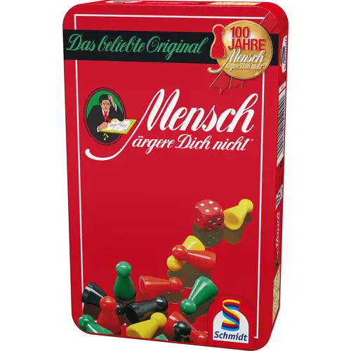 Schmidt Spiele Mensch ärgere Dich nicht Mitbringspiel in der Metalldose