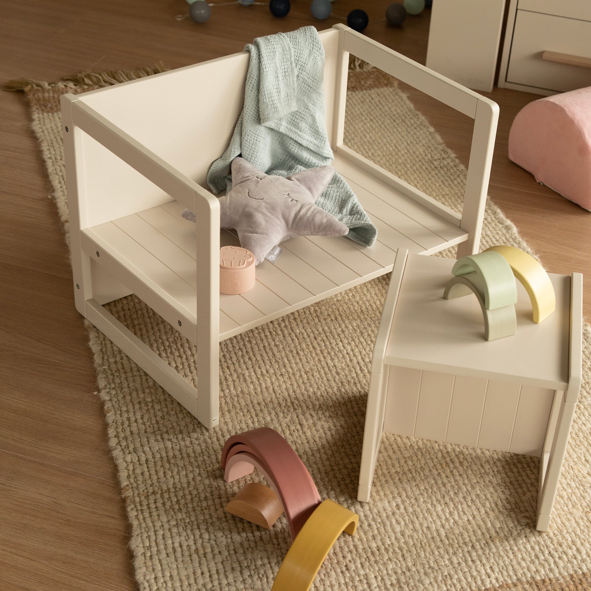 Roba 3041CM Sitzbank/ Tisch Cashmere – Spielmöbel - Produktbild 12