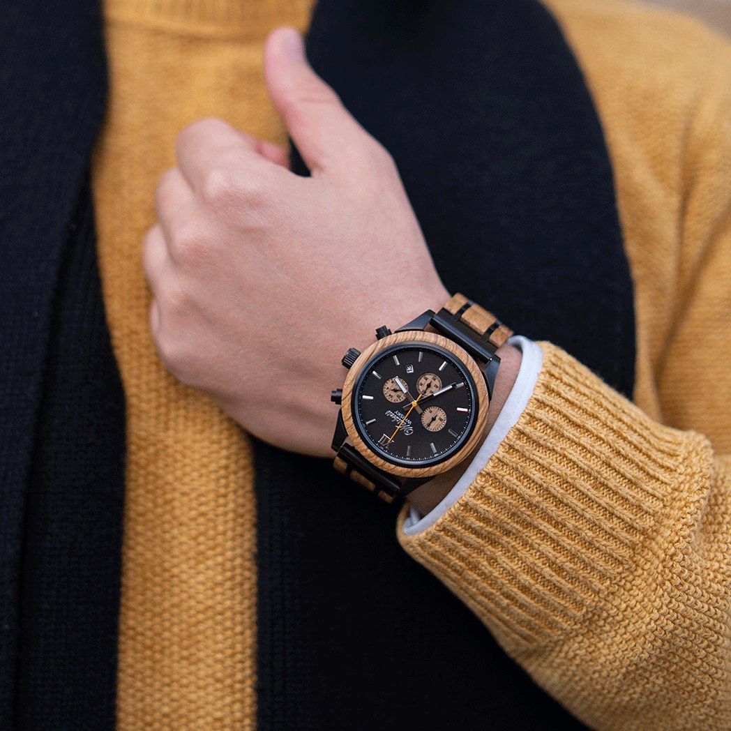 WAIDZEIT WH01W Herrenuhr Whisky Scotts Highland Chrono WAIDZEIT WH01W Herrenuhr Whisky Scotts Highland Chrono