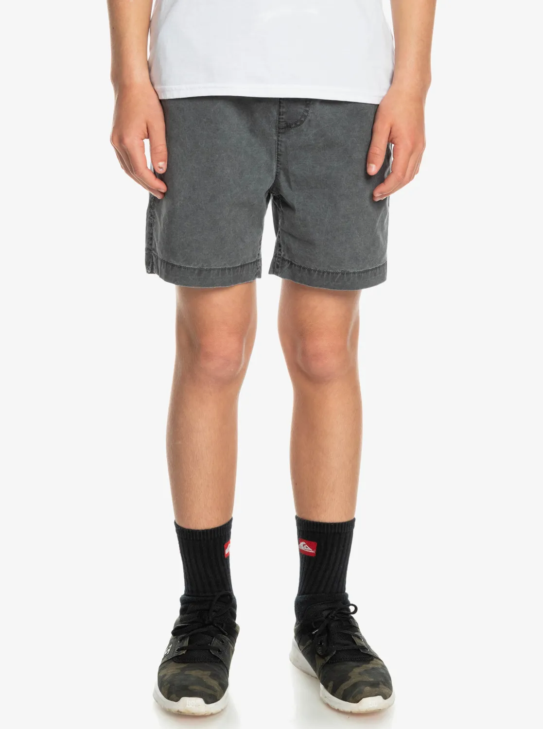 Quiksilver Taxer - Elastische Shorts für Jungen 8-16 Schwarz GR. XL