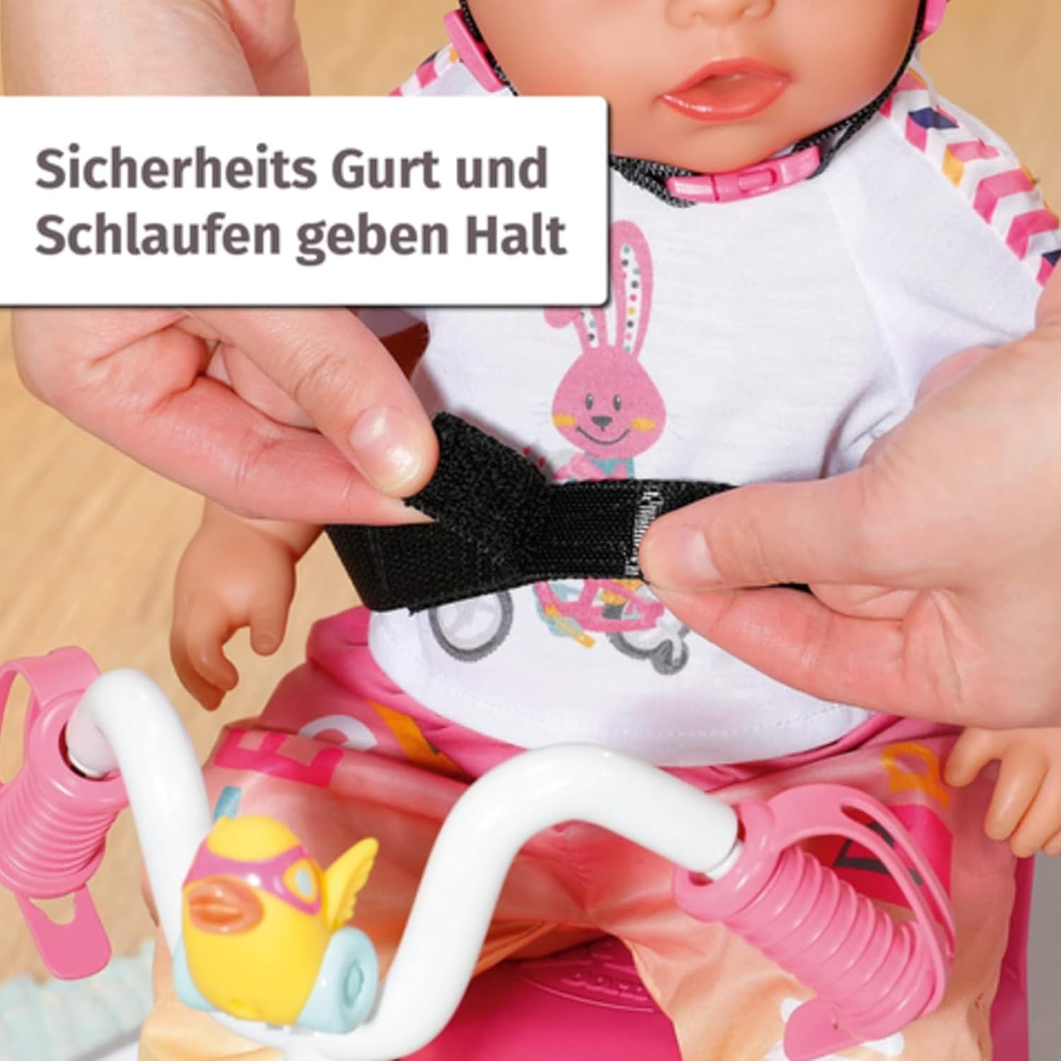 BABY born® Dreirad mit Lenkstange DE Baby, Person