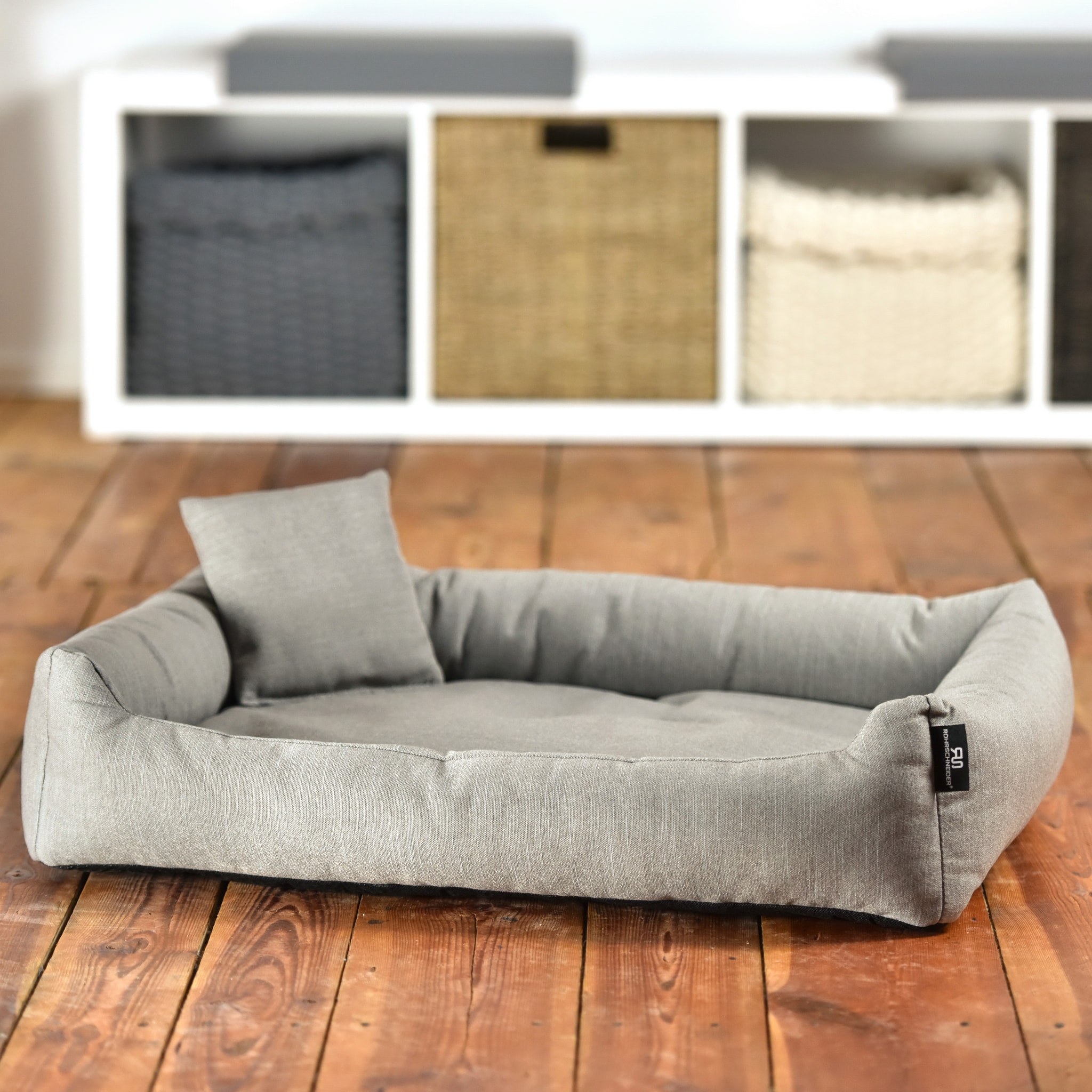 Rohrschneider RS 22251.102 Kuschelsofa Gr. 3 grau recycelt – Haustiermöbel