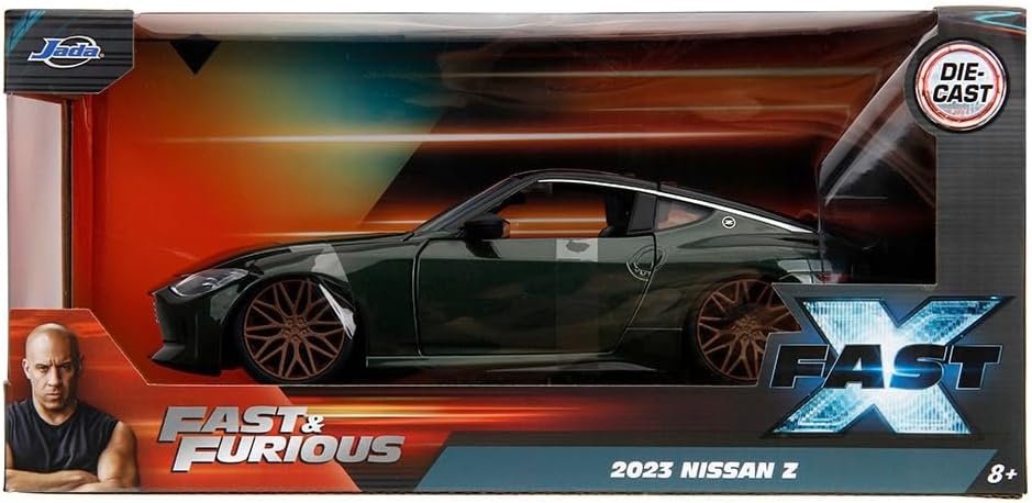 Jada 253203100 Fast & Furious 2023 Nissan Z - Modellauto 1:24 Rad, Sprach, Coupé, Leichtmetallfelge, Person, Rad, Sprach, Coupé, Leichtmetallfelge, Person