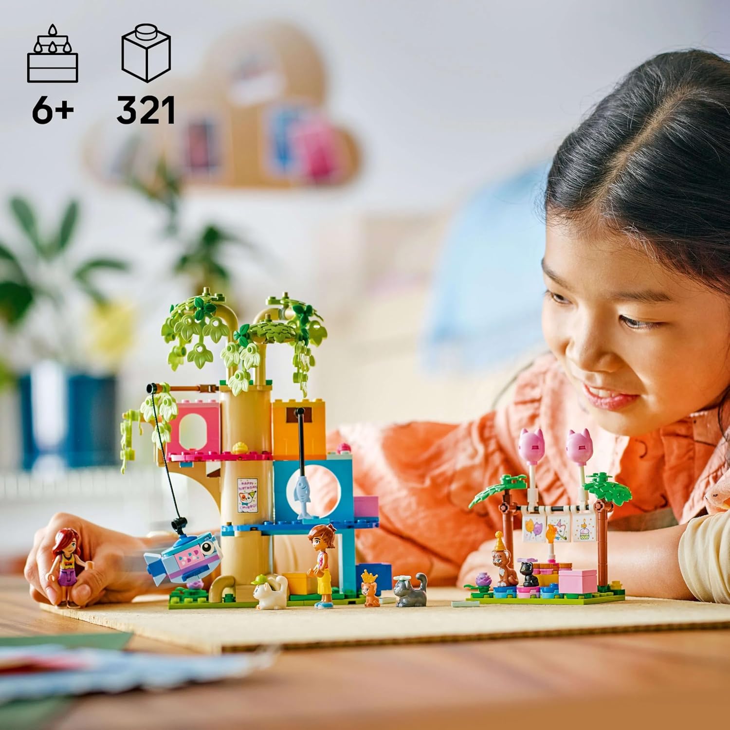 LEGO® Friends 42666 Katzengeburtstagsparty & Baumhaus Leute, Person, Spielzeug