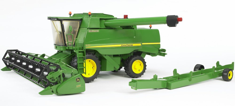 BRUDER 02132 - John Deere Mähdrescher T670i Natur, Draußen, Rad, Auf dem Land, Ländlich
