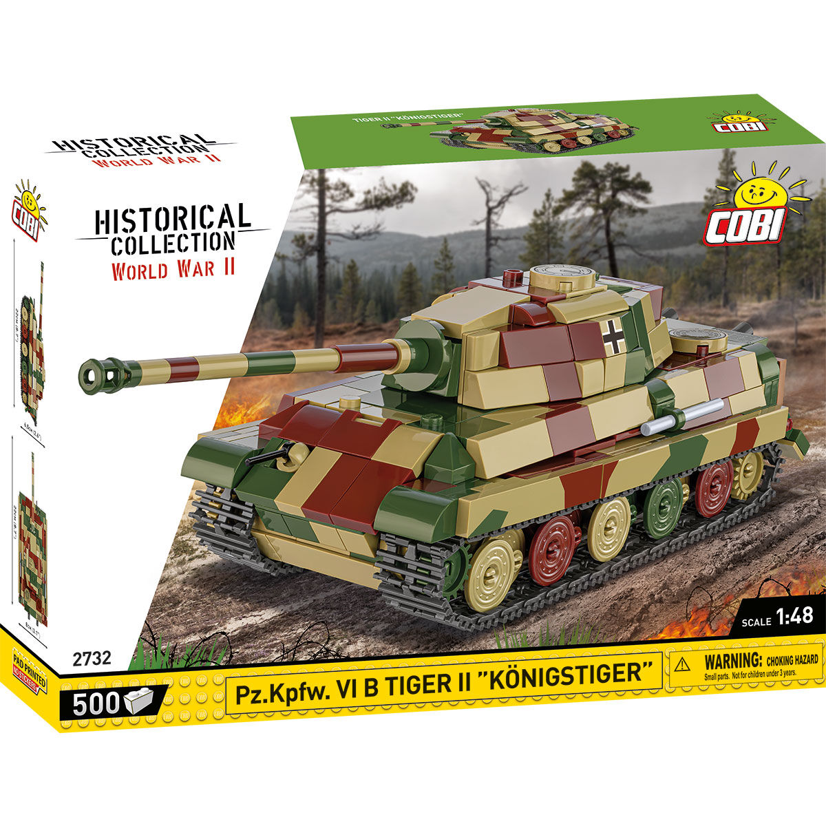COBI 2732 - PZ.KPFW. VI B TIGER II Königstiger 1:48 COBI 2732 - PZ.KPFW. VI B TIGER II Königstiger 1:48